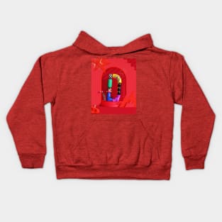 3D Character "D" Kids Hoodie